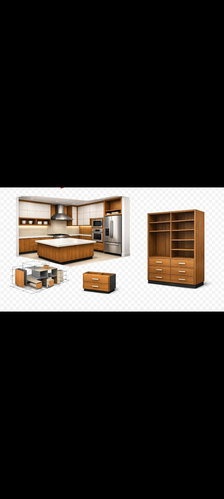 Modular Kitchen & Wardrobe Design Package — Interior & Furniture Design portfolio project by DesignForge, Kampala Uganda