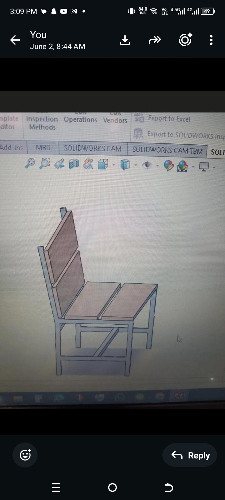 Steel-Frame Two-Seater Chair — Product Design case study by DesignForge, Kampala Uganda