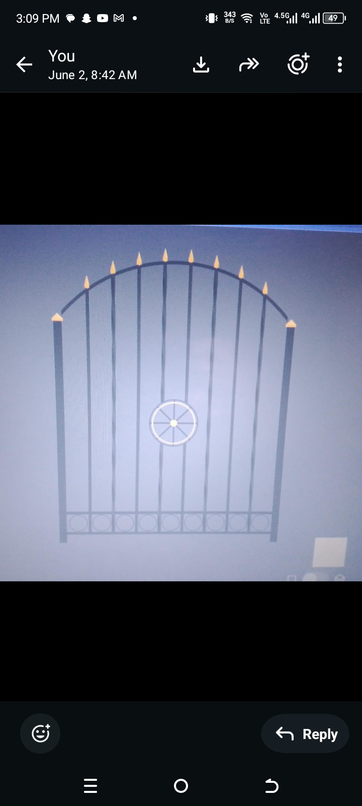 Arched Spear-Top Garden Gate — Product Design case study by DesignForge, Kampala Uganda