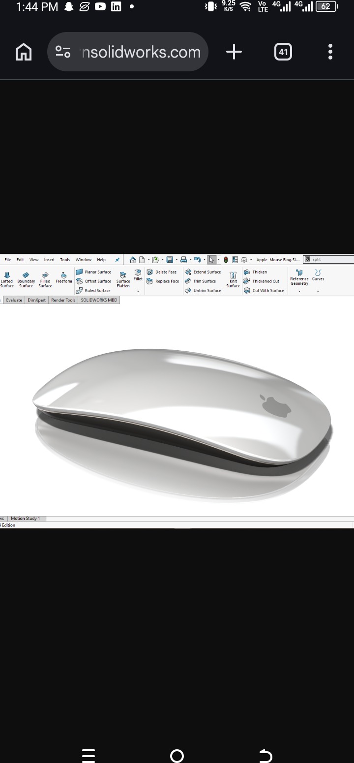Minimal Wireless Mouse — Consumer Product Model — Product Design case study by DesignForge, Kampala Uganda
