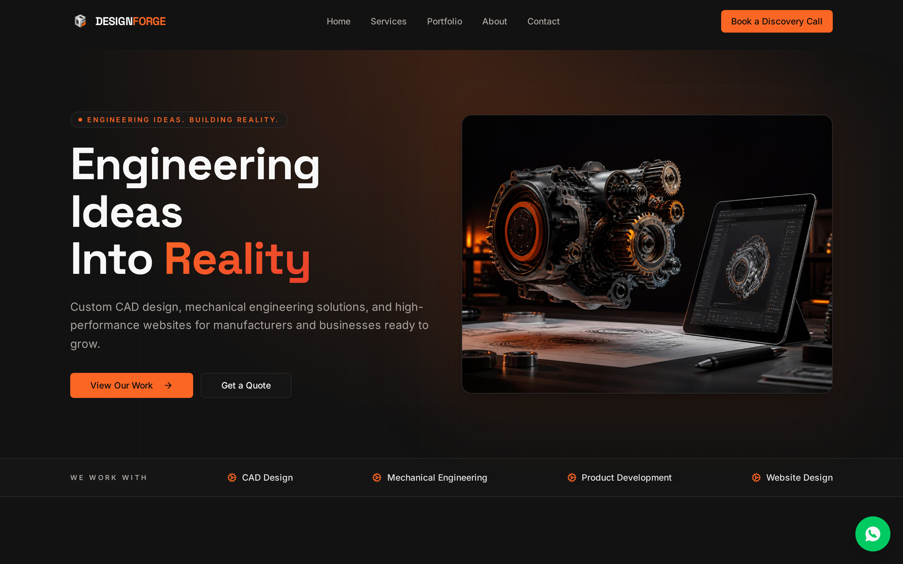 DesignForge — This Very Website — Web Design portfolio project by DesignForge, Kampala Uganda